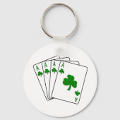Shamrock Aces Sleutelhanger (Voorkant)