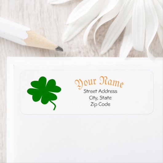 Shamrock Adresetiketten Etiket (Insitu)