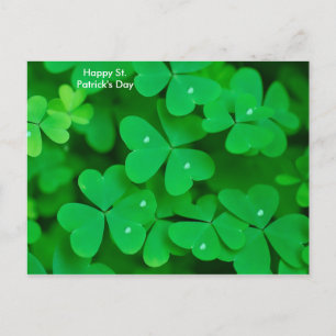 Shamrock afbeelding voor briefkaart