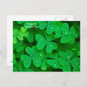 Shamrock afbeelding voor briefkaart (Voorkant / Achterkant)