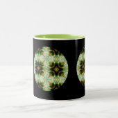 Shamrock afbeelding voor Two Tone mok (Center)