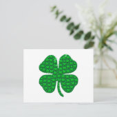Shamrock Afbeeldingen Briefkaart (Staand voorkant)