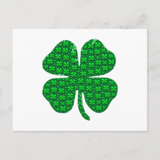 Shamrock Afbeeldingen Briefkaart (Voorkant)