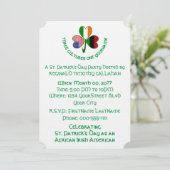 Shamrock African Ireland USA Flags Kaart (Staand voorkant)