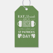 Shamrock and Beer Irish St Patrick's Day Cadeaulabel (Voorkant)