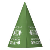 Shamrock and Beer Irish St Patrick's Day Feesthoedjes (Achterkant)