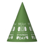 Shamrock and Beer Irish St Patrick's Day Feesthoedjes (Links)