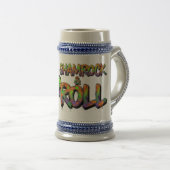 Shamrock and Roll St. Patrick's Day Bierpul (Voorkant rechts)