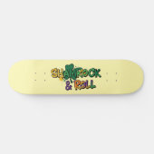 Shamrock and Roll St. Patrick's Day Persoonlijk Skateboard (Horizontaal)