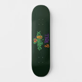 Shamrock and Roll St. Patrick's Day Persoonlijk Skateboard (Voorkant)
