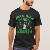 Shamrock and Roll St Patrick's Day T-shirt (Voorkant)