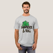 Shamrock and Roll St. Patrick's Day T-shirt (Voorkant volledig)