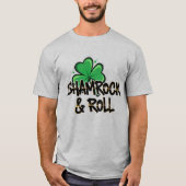 Shamrock and Roll St. Patrick's Day T-shirt (Voorkant)