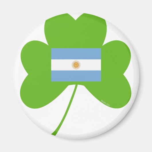 Shamrock-Argentina Magneet (Voorkant)