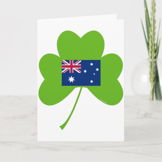 Shamrock-Australia Kaart (Voorkant)