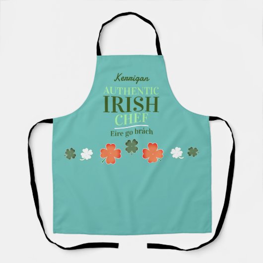 Shamrock Authentic Irish CHEF Schort (Voorkant)