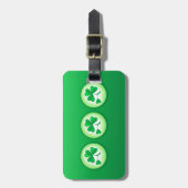 Shamrock Bagagelabel (Voorkant verticaal)