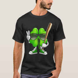 Shamrock Baseball Funny St Patricks Day T-shirt