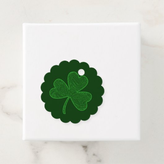 Shamrock Bedankjes Labels (In situ)