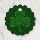 Shamrock Bedankjes Labels (Voorkant)
