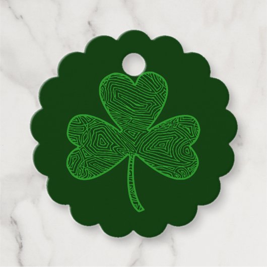Shamrock Bedankjes Labels (Voorkant)