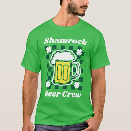 Shamrock Beer Crew T-shirt (Voorkant)