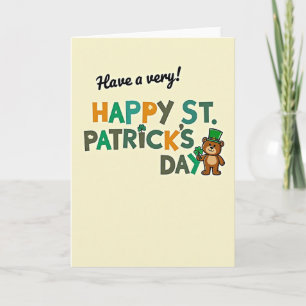 Shamrock Beer Kabouter Gelukkig St. Patricks Kaart