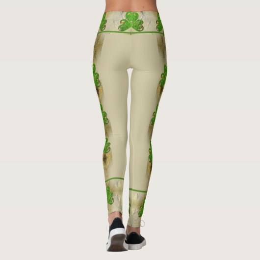 Shamrock Beige Leggings (Achterkant)