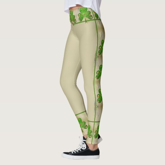 Shamrock Beige Leggings (Links)
