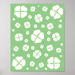 Shamrock beschrijft Shamrocks Coloring Posters