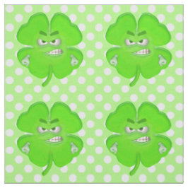 Shamrock bestrijden op witte Stippen Stof