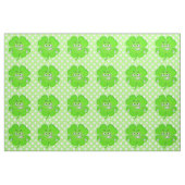 Shamrock bestrijden op witte Stippen Stof (Fat Quarter)