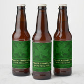 Shamrock Bier Etiket (Flessen)