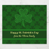 Shamrock Bier Etiket (Enkel label)