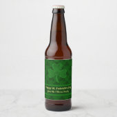 Shamrock Bier Etiket (Voorkant)