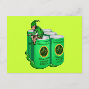 Shamrock bier sinds de Ieren Drink Briefkaart