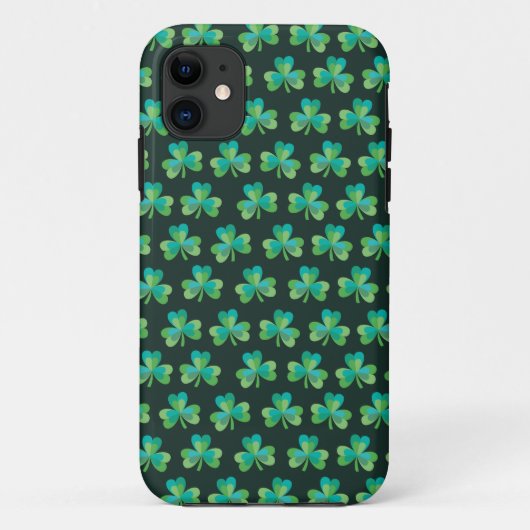 Shamrock Black iPhone SE/5/5S Barely Daar Hoesje (Achterkant)