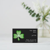 Shamrock Black visitekaartje side (Staand voorkant)