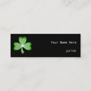 Shamrock Black visitekaartje side skinny