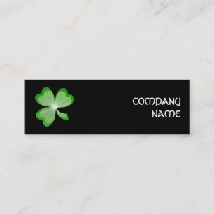Shamrock Black visitekaartje skinny