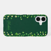 Shamrock Border Bliss iPhone 16 Hoesje (Achterkant horizontaal)