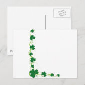 Shamrock Border Briefkaart (Voorkant / Achterkant)