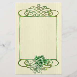 Shamrock Bouquet Briefpapier