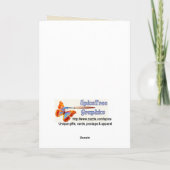 Shamrock Bouquet Kaart (Achterkant)