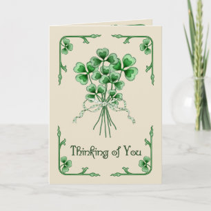 Shamrock Bouquet Kaart
