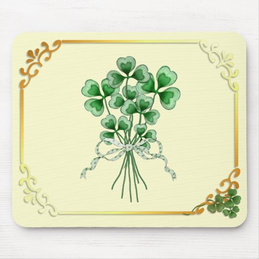 Shamrock Bouquet Muismat (Voorkant)
