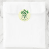 Shamrock Bouquet Ronde Sticker (Tas)