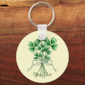 Shamrock Bouquet Sleutelhanger (Voorkant)