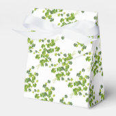 Shamrock bouquet, st patrick's day bedankdoosjes (Voorkant Zijde)