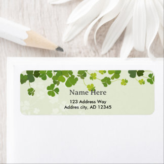 Shamrock bouquet, st patrick's day etiket